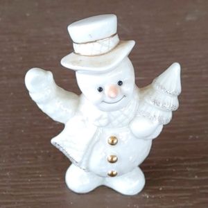 Lenox Limited Edition Jolly Snowman with Tree